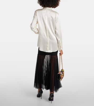 Paneled silk shirt | Dolce&Gabbana