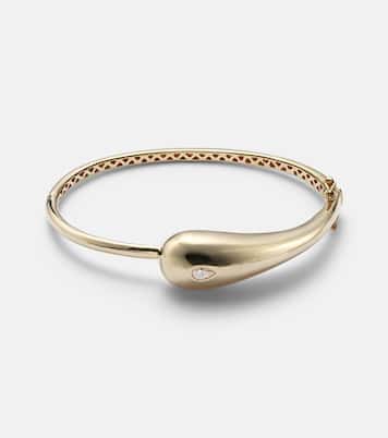 Bracelet Water Droplet en or 14 ct et diamants | Mateo