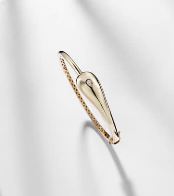 Bracelet Water Droplet en or 14 ct et diamants | Mateo