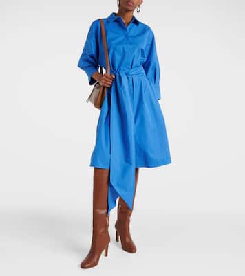 Vestido camisero de popelín de algodón | 'S Max Mara