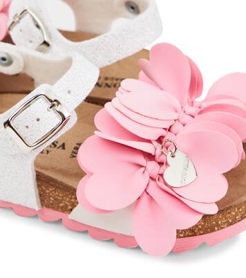 Verzierte Sandalen mit Glitter  | Monnalisa