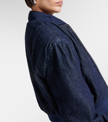 Bomber cropped di jeans Micky | The Frankie Shop