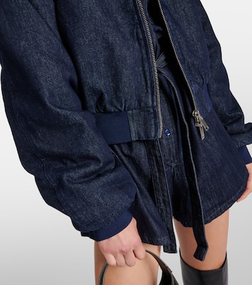 Bomber cropped di jeans Micky | The Frankie Shop