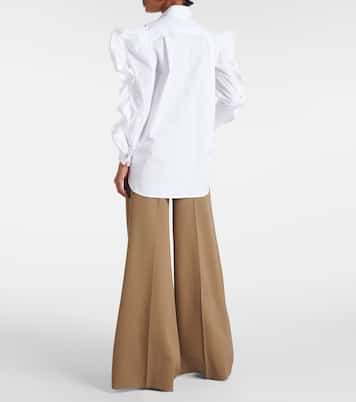 Camisa Pleiadi de popelín de algodón | Max Mara