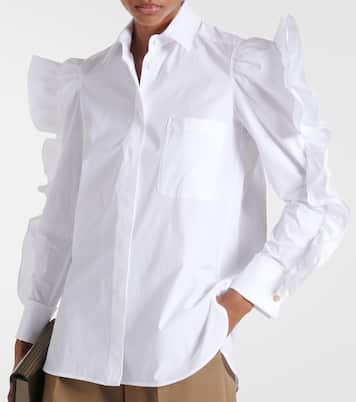 Camisa Pleiadi de popelín de algodón | Max Mara