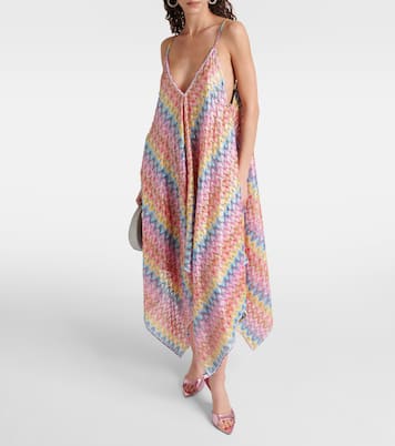Maxikleid aus Häkelstrick | Missoni
