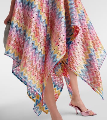 Maxikleid aus Häkelstrick | Missoni