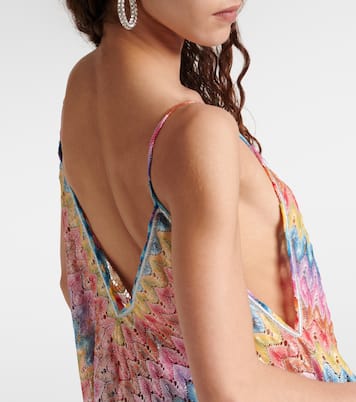 Maxikleid aus Häkelstrick | Missoni