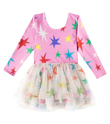 Abito con tulle e stampa | Stella McCartney Kids