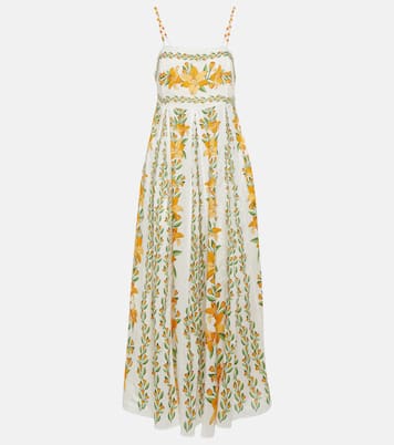 Vestido largo Tropical Lightness de algodón | Farm Rio