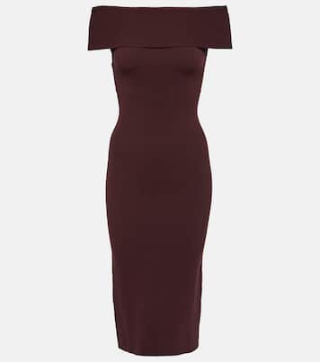 Abito midi Marceau con scollo bardot | Altuzarra