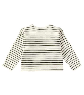 Felpa Gaya in misto cotone a righe | Bonpoint