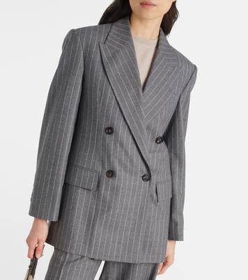 Blazer doppiopetto in lana vergine | Brunello Cucinelli