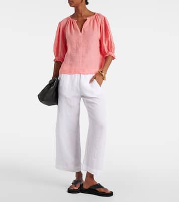 Top aus Leinen | Velvet