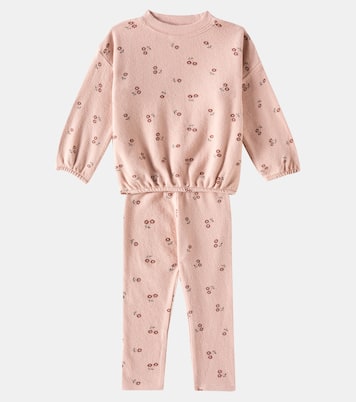 Spongey printed sweater and leggings set | Rylee + Cru