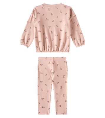 Spongey printed sweater and leggings set | Rylee + Cru
