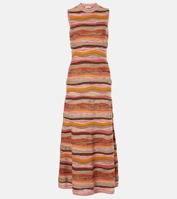 Vestido corto Fauna de mezcla de algodón | Ulla Johnson