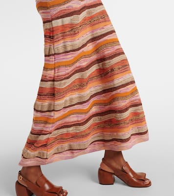 Vestido corto Fauna de mezcla de algodón | Ulla Johnson