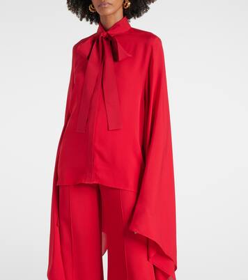 Blusa in seta con fiocco | Elie Saab