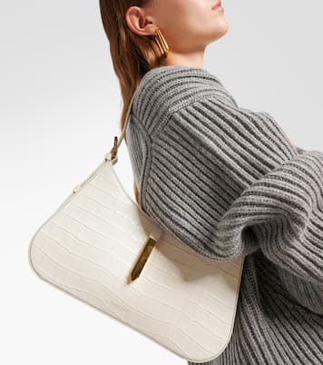 Tokyo croc-effect leather shoulder bag | DeMellier