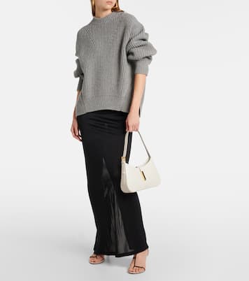 Tokyo croc-effect leather shoulder bag | DeMellier