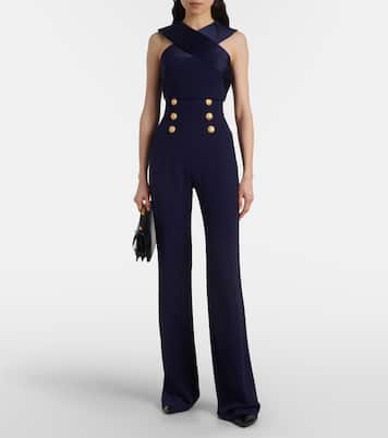 Jeans a gamba larga e vita alta | Balmain