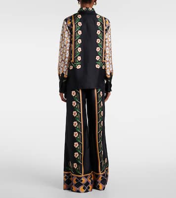 Boy printed silk twill shirt | La DoubleJ