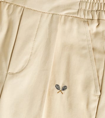 Christian embroidered cotton Bermuda shorts | Bonpoint