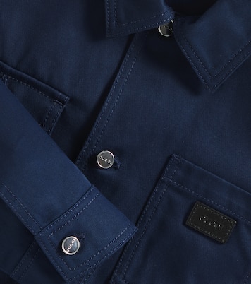 Chaqueta de algodón con piel | Gucci Kids
