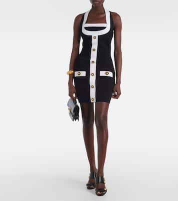 Abito corto con scollo all'americana | Balmain