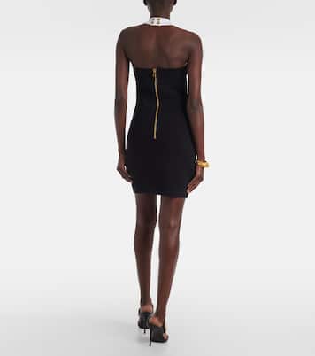 Abito corto con scollo all'americana | Balmain