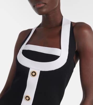 Abito corto con scollo all'americana | Balmain