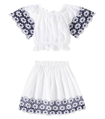 Ensemble top et jupe en coton | Patachou