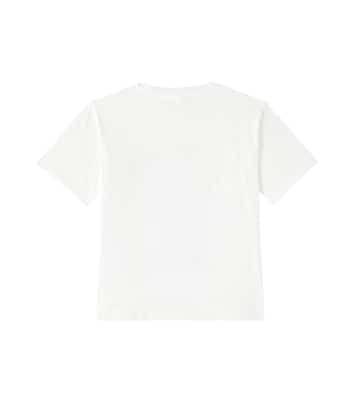 T-shirt in jersey di cotone con stampa | Stella McCartney Kids