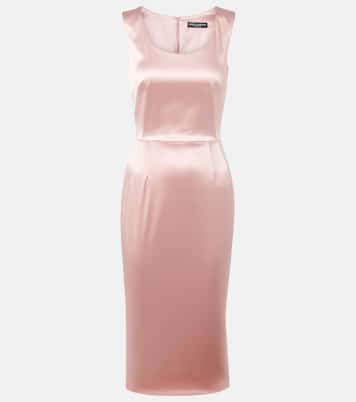 Abito midi in raso | Dolce&Gabbana