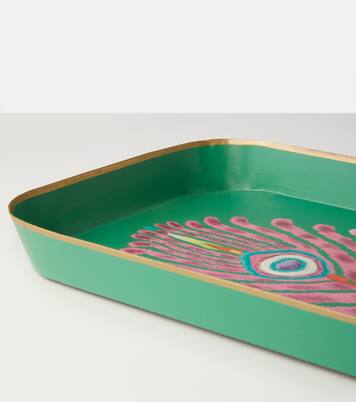 Peacock tray by Matthew Williamson | Les-Ottomans