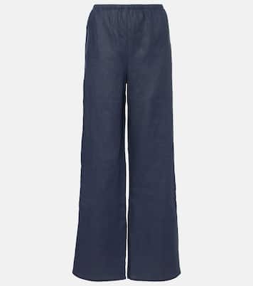 Weite Hose Austin aus Leinen | Asceno