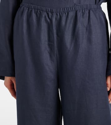 Weite Hose Austin aus Leinen | Asceno
