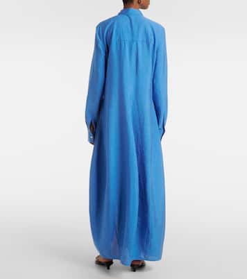 Hemdblusenkleid aus einem Seidengemisch | Toteme