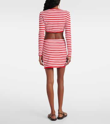 Cardigan cropped a righe | Jade Swim