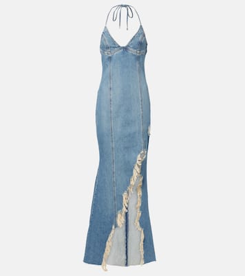 Denim maxi dress | Blumarine