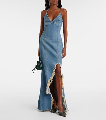 Denim maxi dress | Blumarine