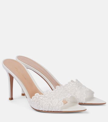 Sandali 85 con pizzo | Gianvito Rossi