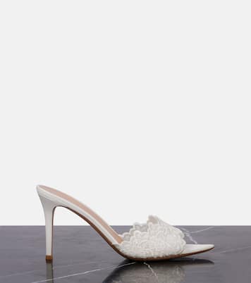 Sandali 85 con pizzo | Gianvito Rossi