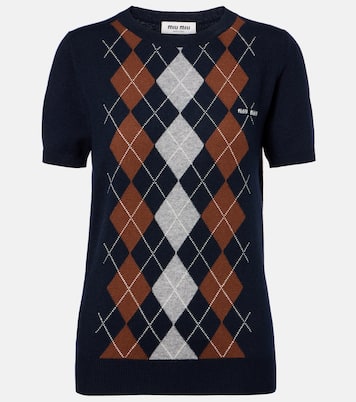 Top in maglia di cashmere | Miu Miu