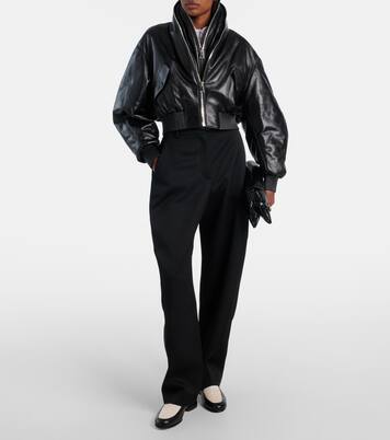 Pantalones anchos Cocoon de lana | Givenchy