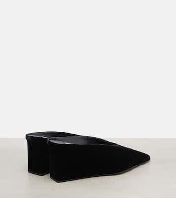 Cube 75 스웨이드 웨지 뮬 | Alaïa