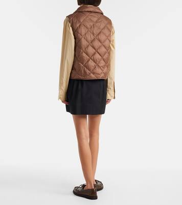 Tregic quilted zip-up vest | Max Mara