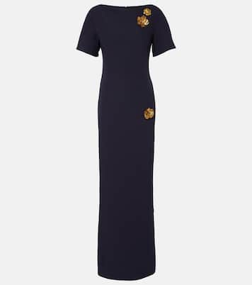 Lacin embellished crêpe gown | Safiyaa
