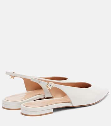 Robbie patent leather slingback flats | Gianvito Rossi